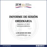 Decisiones adoptadas en Sesión Ordinaria de fecha 6 de junio de 2024