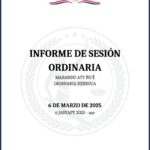 Decisiones adoptadas en la Sesión Ordinaria de fecha 6 de marzo de 2025